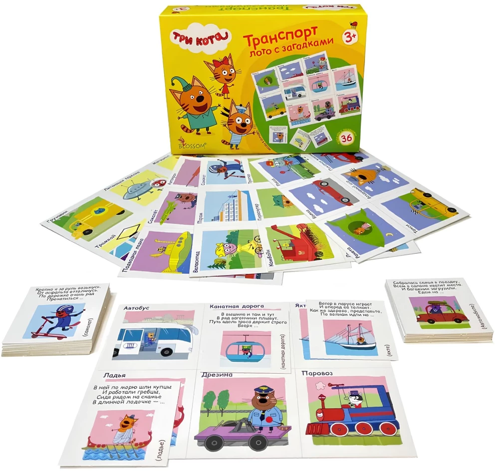 Lotto z zagadkami - Trzy koty. Transport