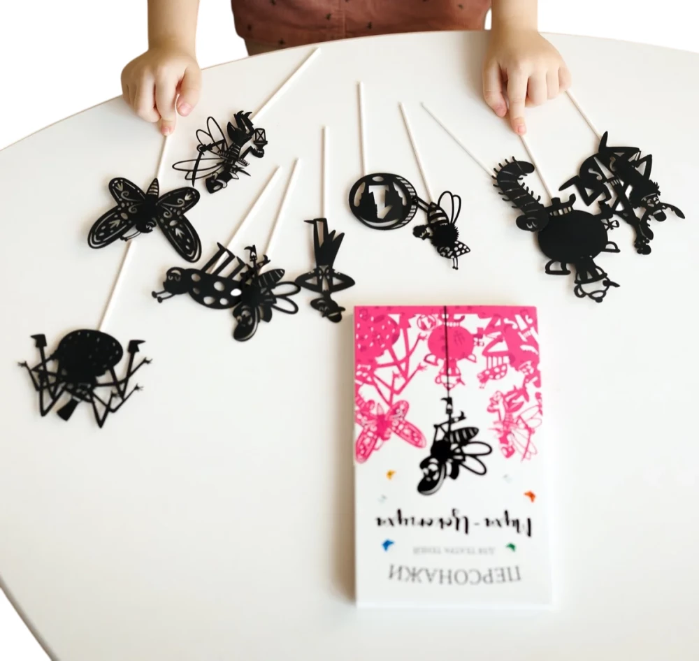 Персонажи театра теней -  Муха Цокотуха