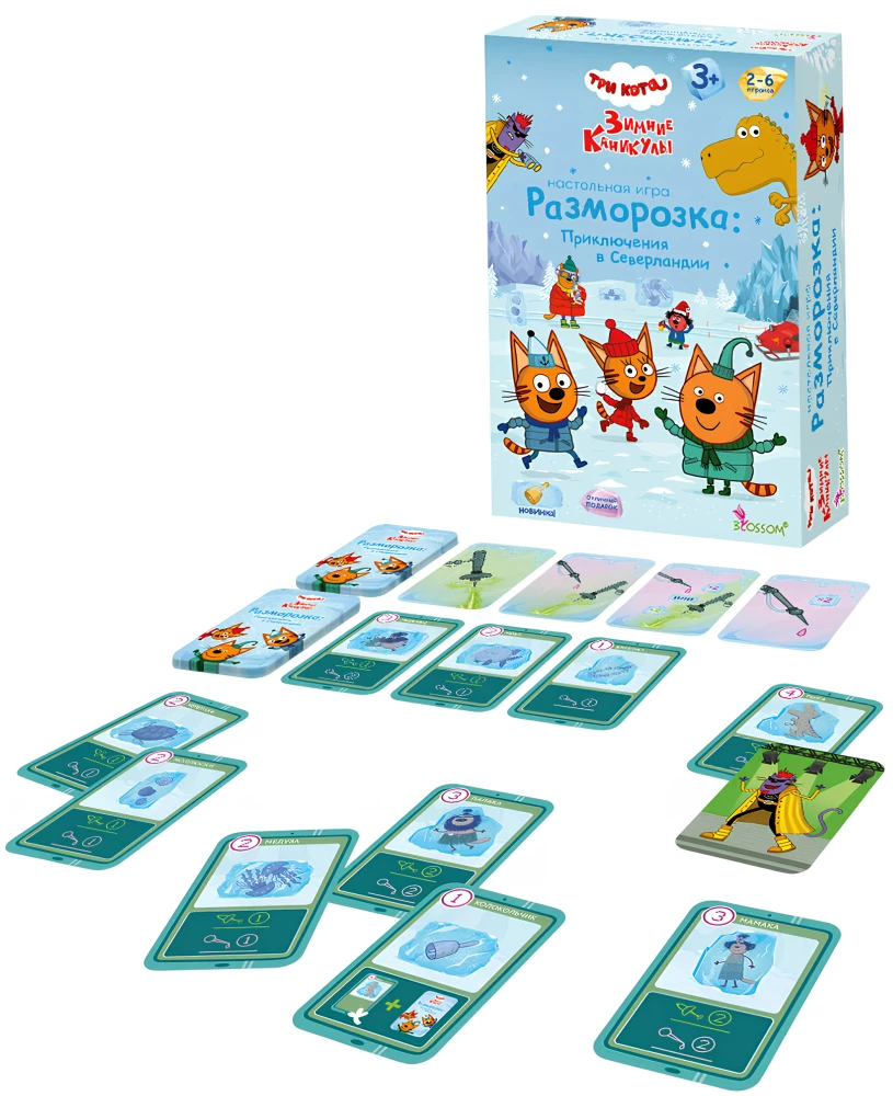 Gry planszowa - Trzy koty. Rozmrożenie: Przygody w Krainie Wiecznego Lodu
