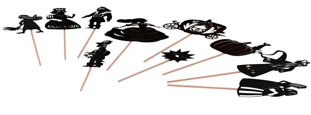 Персонажи театра теней - Золушка