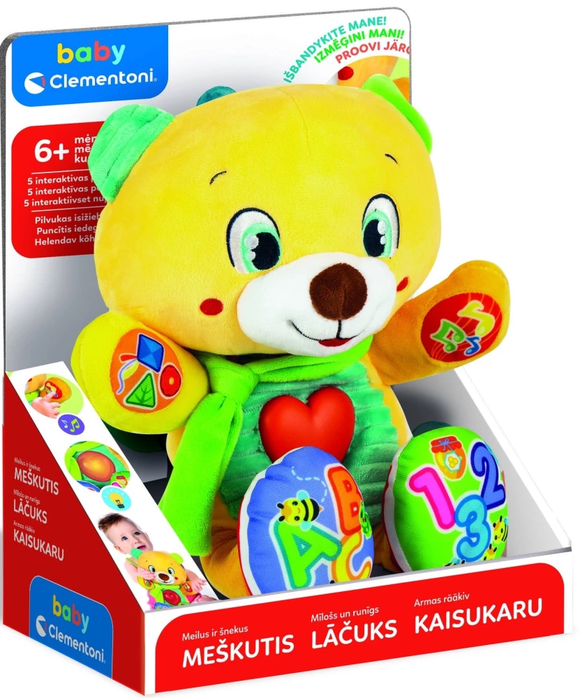 Attīstošā runājošā rotaļlieta Clementoni - Baby Bear