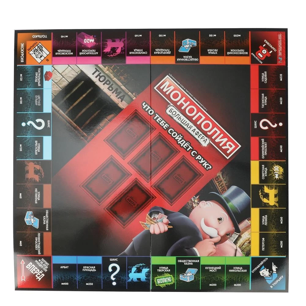 Настольная игра - Монополия. Большая афера. С наручниками