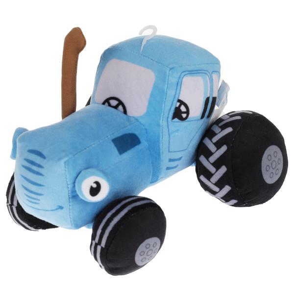 Miękka zabawka muzyczna - Niebieski traktor
