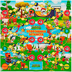 Gra planszowa - Mi-mi-misze. Sportowa sztafeta