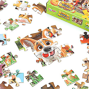 Puzzle - Corgis and Cute Friends, 54 pieces