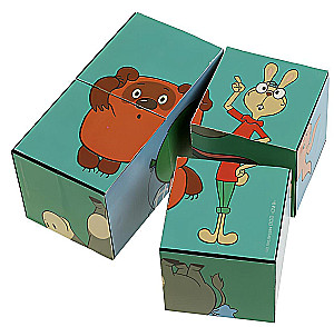 Winnie the Pooh. Set of 4 Cubes