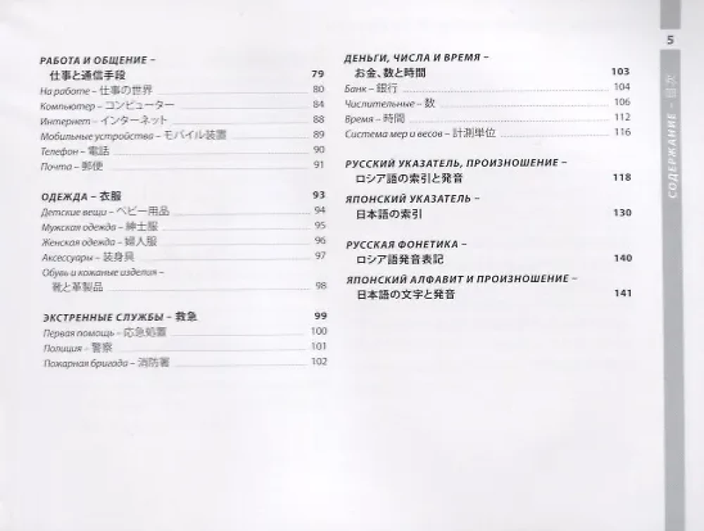 Japanischer und russischer illustrierter Wörterbuch. Kompakt-Ausgabe. 1500 Wörter