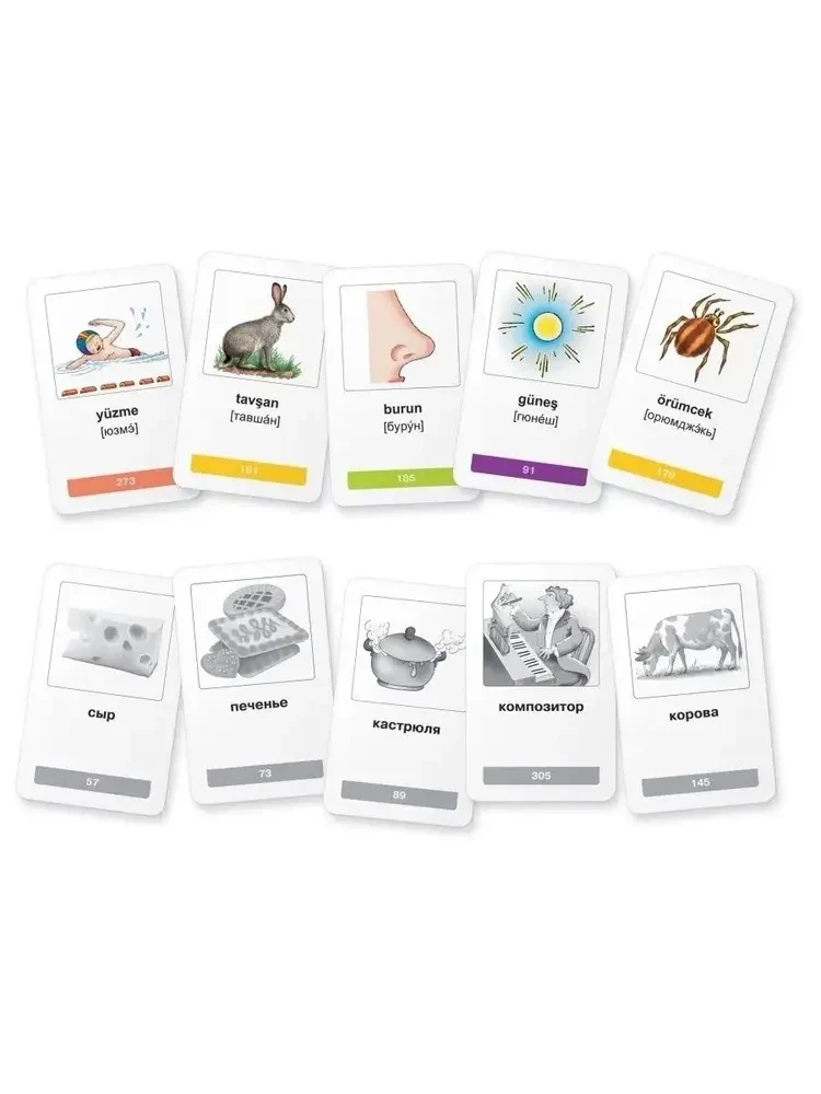 Minu esimesed Türgi sõnad. 333 mälukaarti