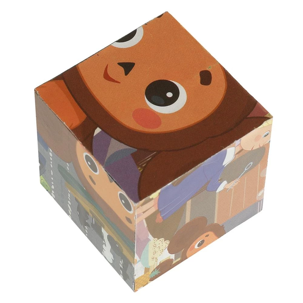 Cheburashka. Set of 12 Cubes