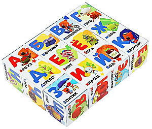 Mi-Mi-Mishki. Set of 12 Blocks. Alphabet