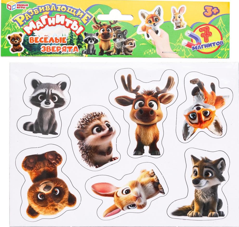 Fröhliche Tierchen. Lernspiel mit Magneten