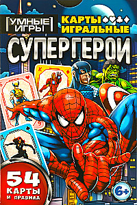 Playing Cards - Superheroes, 54 cards