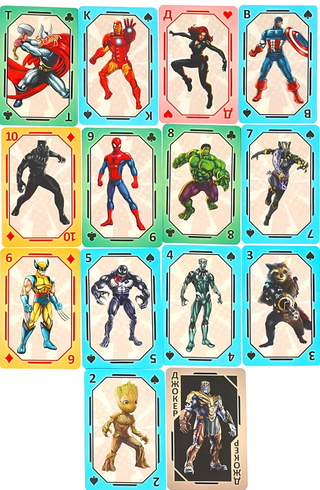 Playing Cards - Superheroes, 54 cards