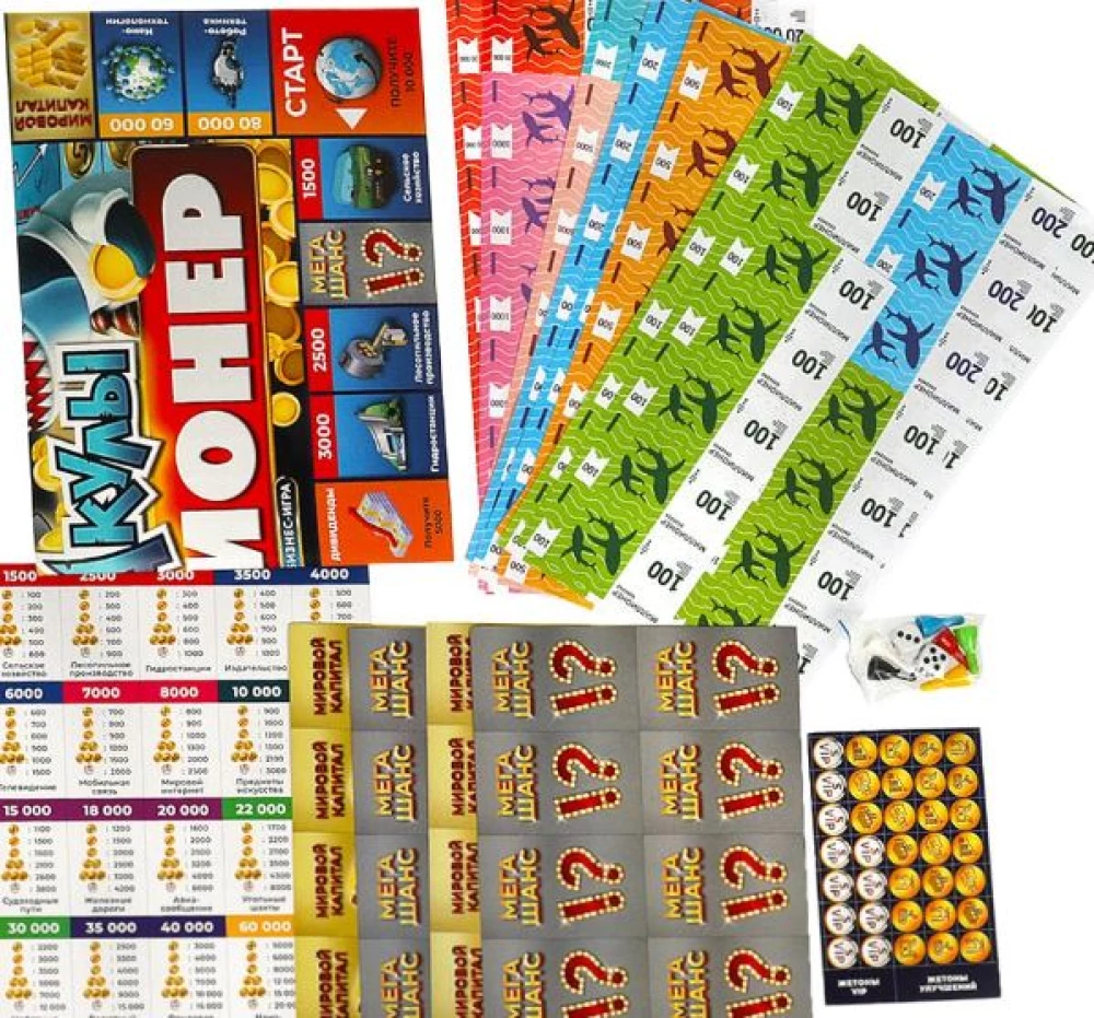 Board Business Game - Business Sharks. Millionaire