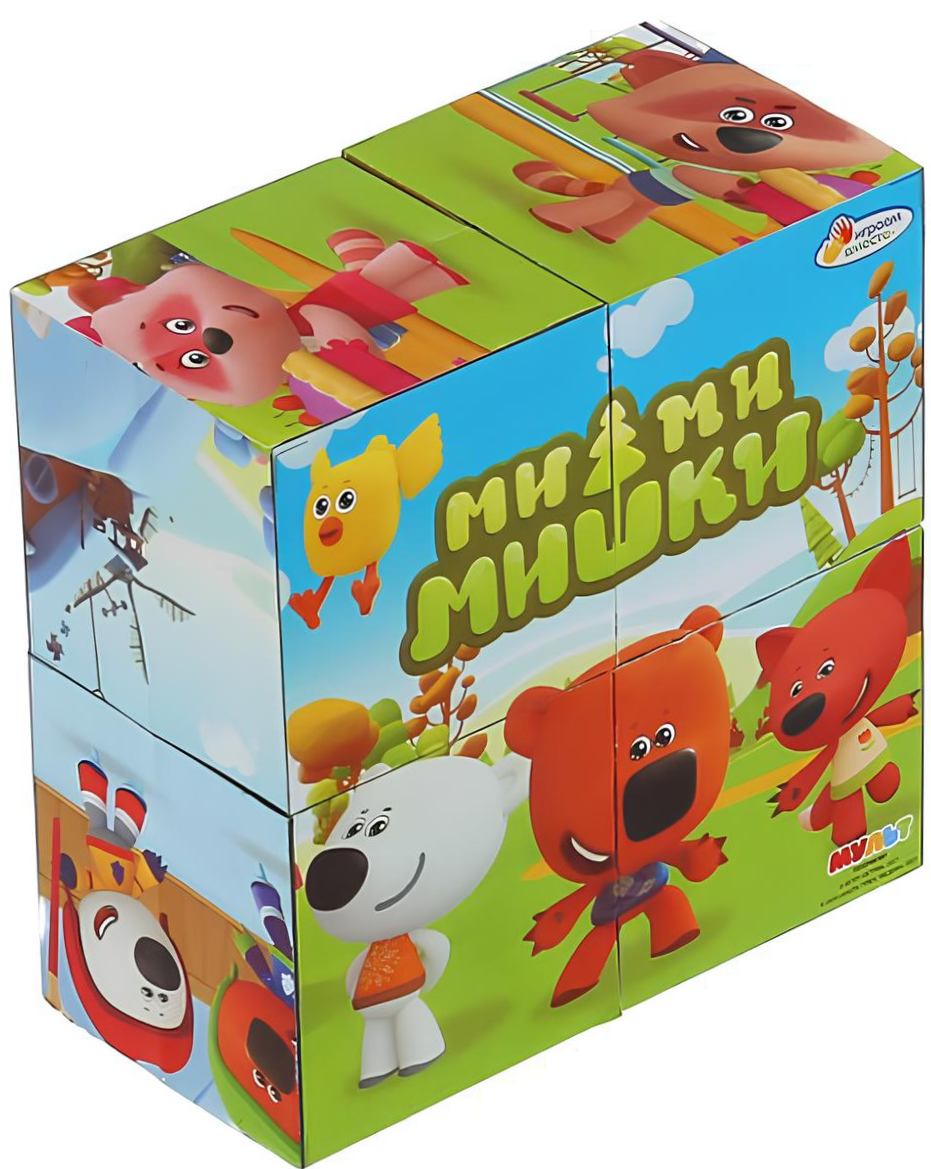 Mi-Mi-Miški. Set aus 4 Würfeln