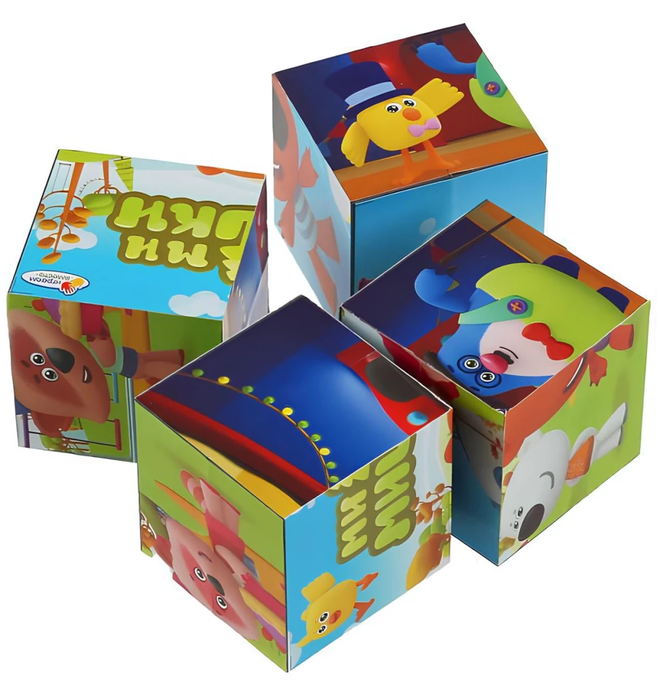 Mi-Mi-Mishki. Set of 4 cubes