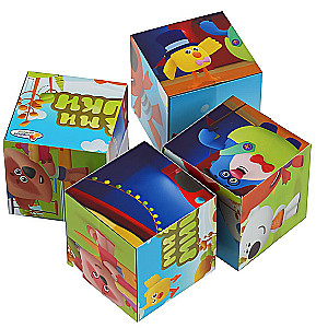 Mi-Mi-Mishki. Set of 4 cubes