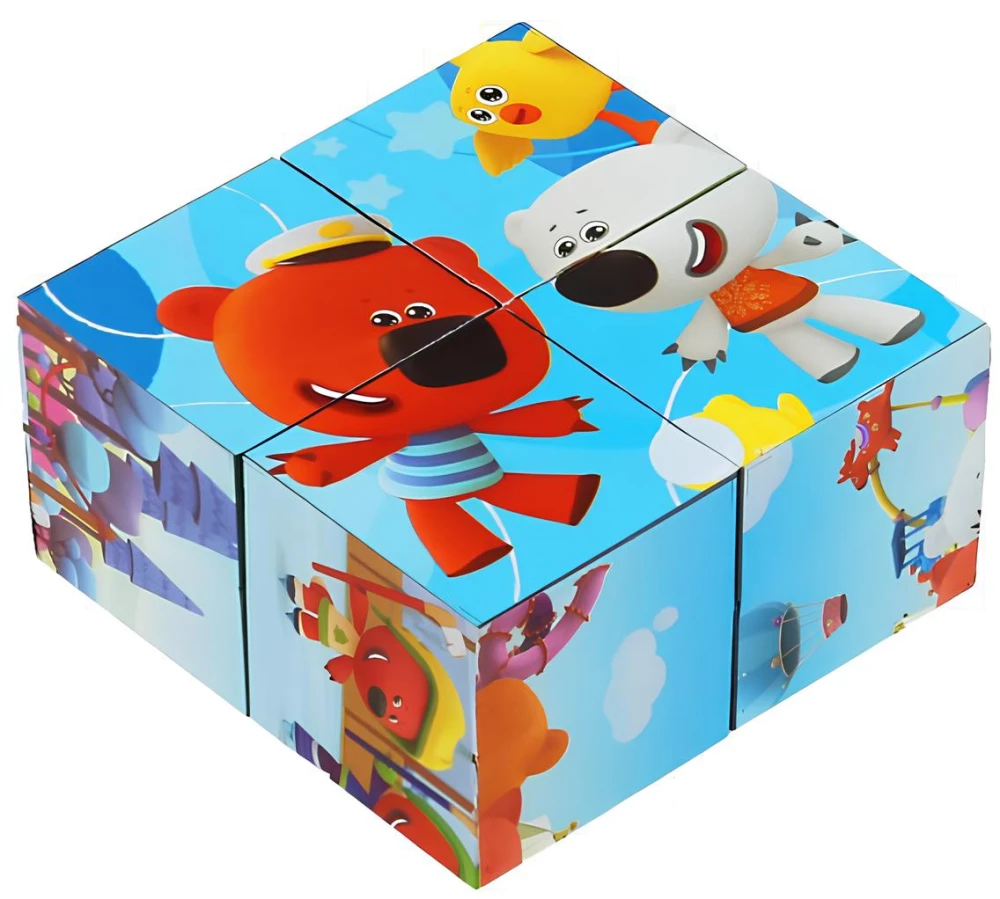 Mi-Mi-Mishki. Set of 4 cubes