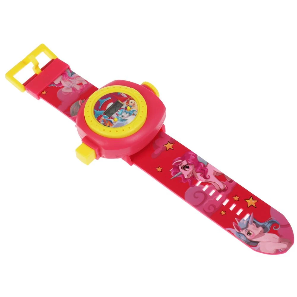 Educational Electronic Wristwatch with Projector Unicorns