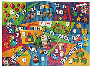 Interaktive Gesellschaftsspiel - Buba. Alphabet und Zählung