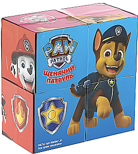 Paw Patrol. Set of 4 Blocks