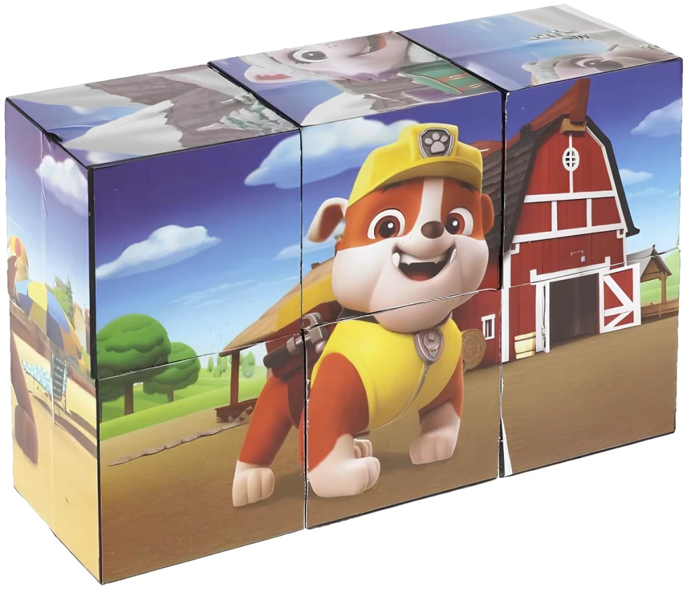 Paw Patrol. Set of 6 Cubes