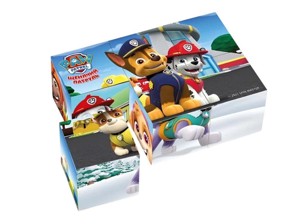 Paw Patrol. Set of 6 Cubes