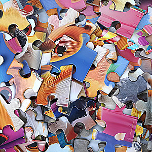 Puzzle - Corgi, 104 pieces