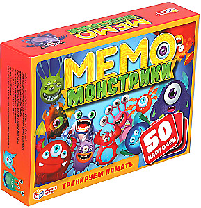 Gesellschaftsspiel - Memo. Monster