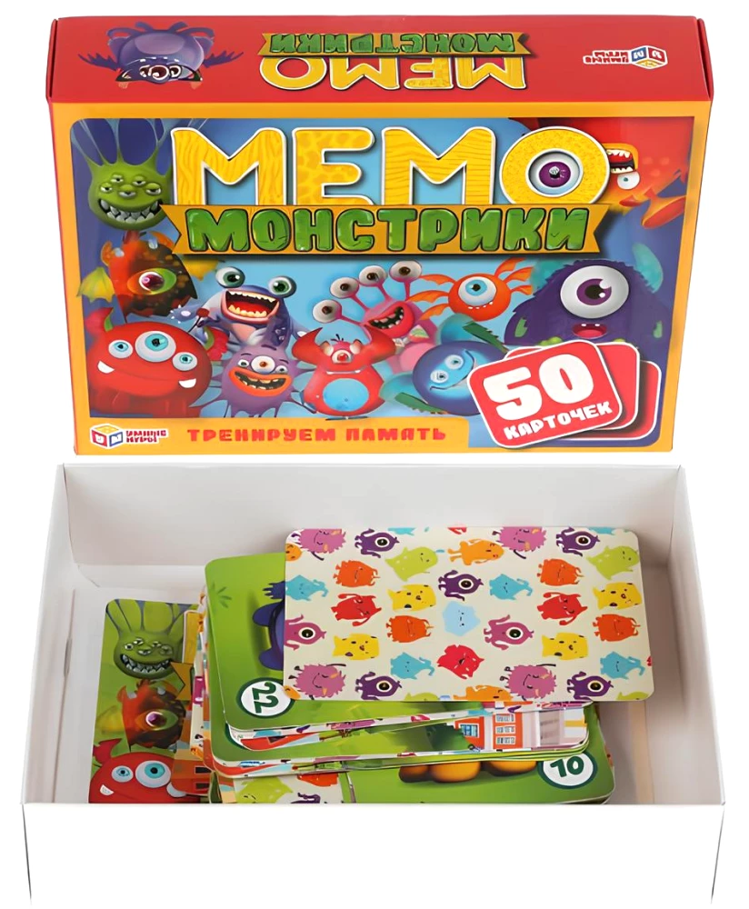 Gesellschaftsspiel - Memo. Monster