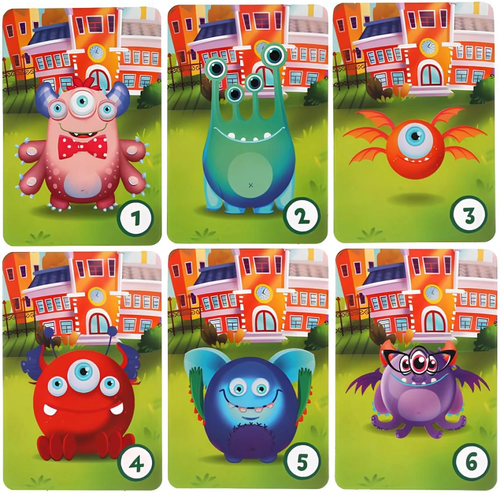 Gesellschaftsspiel - Memo. Monster