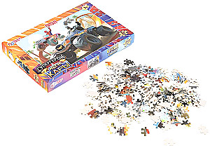 Superheroes and Mega Cars. Puzzles - Superheroes and Mega Cars, 260 pieces