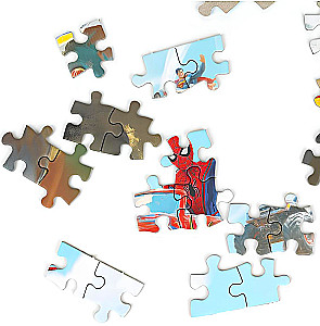 Superheroes and Mega Cars. Puzzles - Superheroes and Mega Cars, 260 pieces
