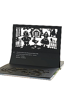 Gift Set of Shadow Theater - Magic Box - Russian Folk Tales (Kolobok, Teremok, Ryaba the Hen)