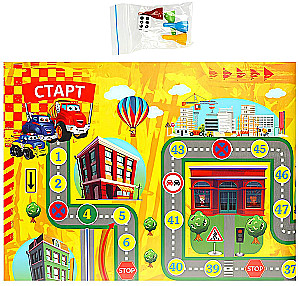 Настольная игра-ходилка - Веселые грузовички