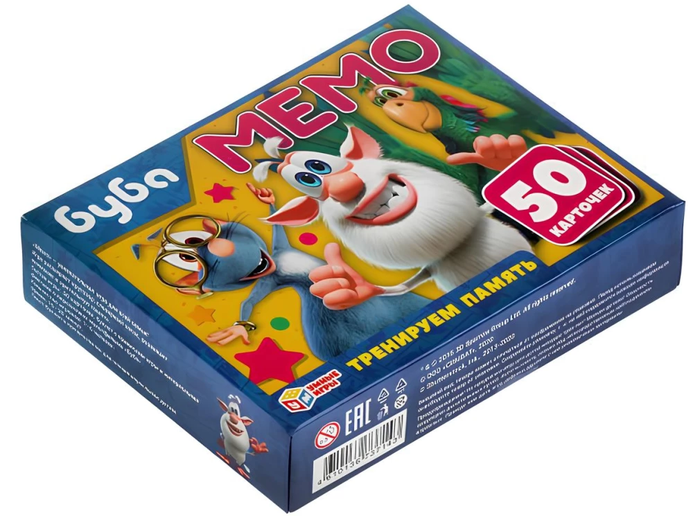 Настольная игра - Мемо. Буба