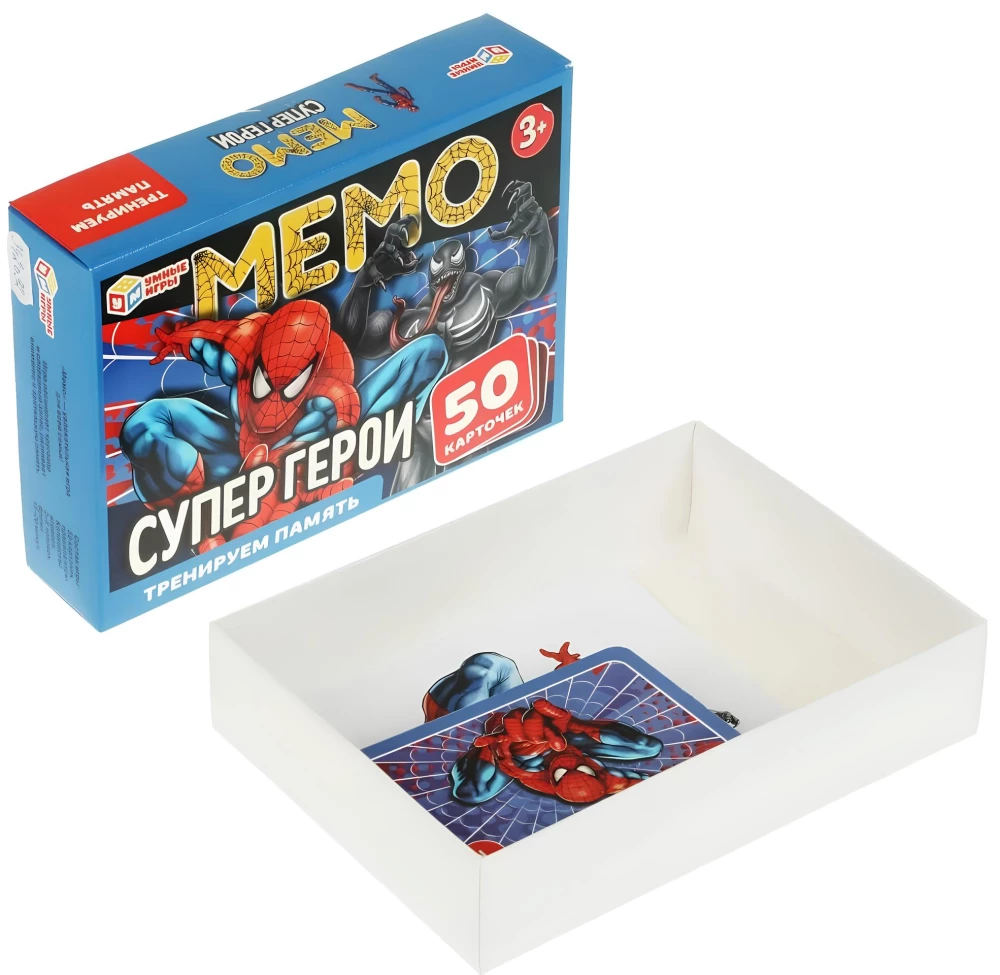 Настольная игра - Мемо. Супергерои