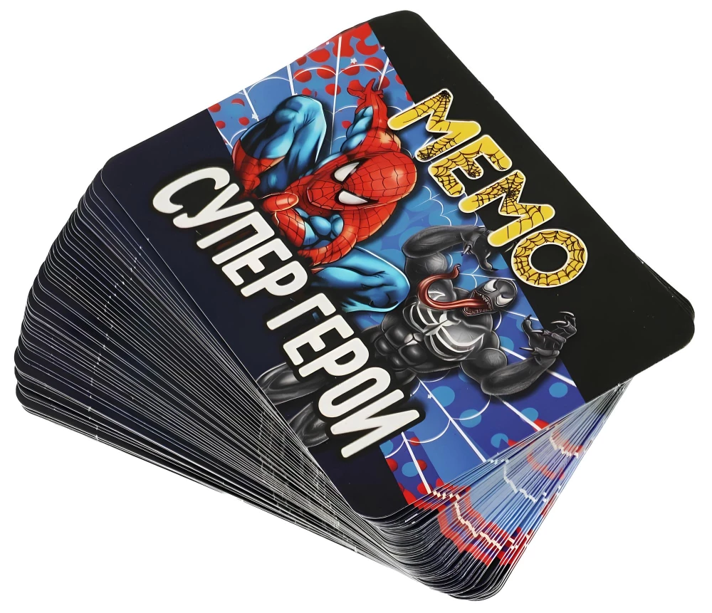 Настольная игра - Мемо. Супергерои