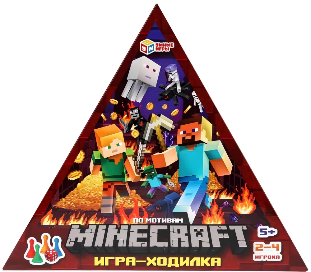 Настольная игра-ходилка - По мотивам Майнкрафт