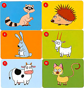 Brettspiel - Blauer Traktor. Memo