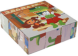 Cheburashka. Set of 9 cubes