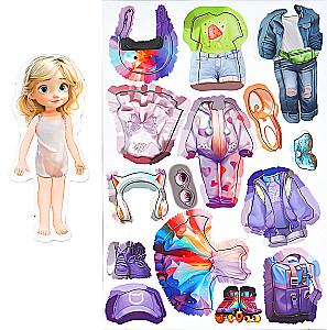 Pick a Fashion Outfit. Developing Game on Magnets