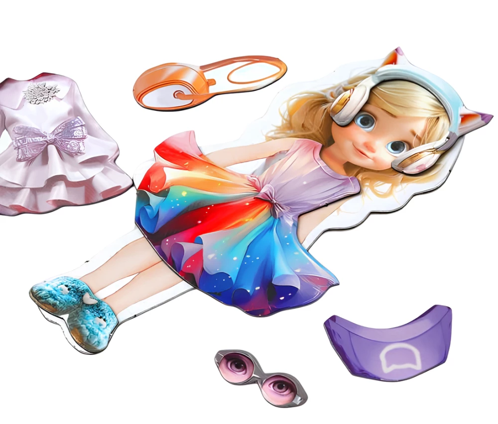 Pick a Fashion Outfit. Developing Game on Magnets