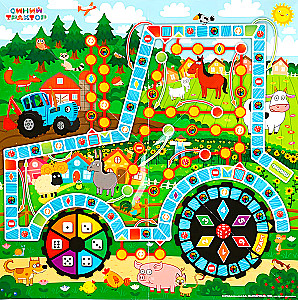 Board Game - Blue Tractor