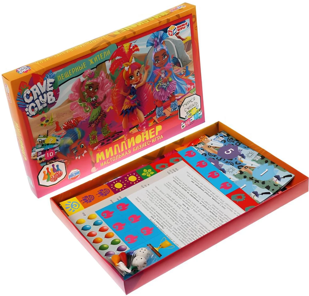 Настольная игра - Миллионер. Cave Club. Пещерные жители