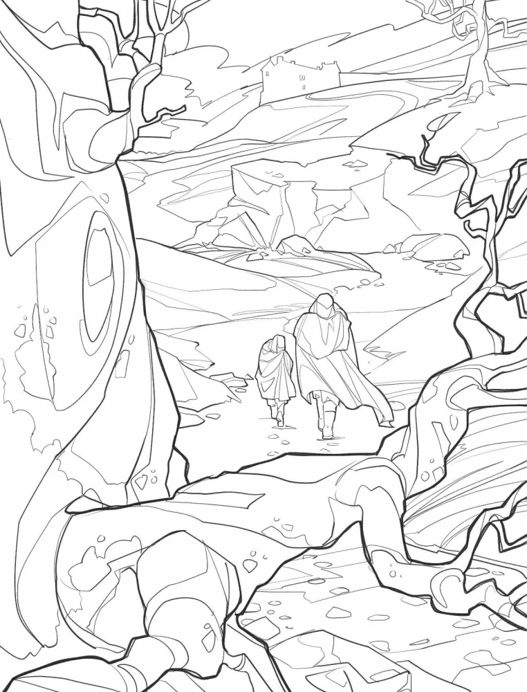 Грозовой перевал. Раскраска о разрушительной любви