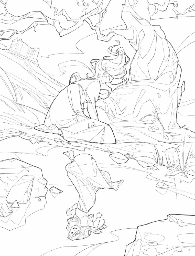 Грозовой перевал. Раскраска о разрушительной любви