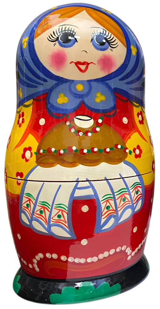 Matrioszka - Wiatkowska gospodyni, 5 elementów, w asortymencie