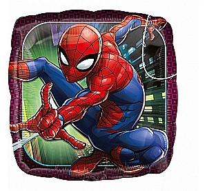 Foil Balloon - Spiderman Animated, 46 cm