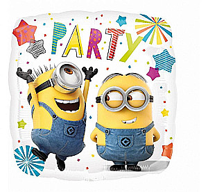 Folienballon -Minions Party, 46 cm